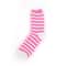 Pink & White Adult Fuzzy Socks by Fab Finds